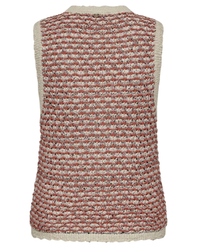 Mos Mosh - MMMiah Knit Vest - Emberglow